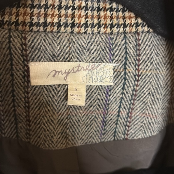 Mystree Mixed Print Button-Down Shirt or Blazer/ Size small/ NWOT - Picture 5 of 11